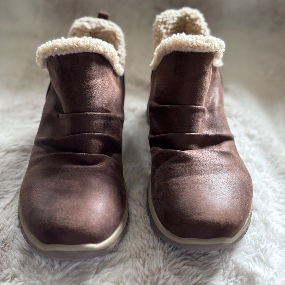 Skechers Easy Going Water Repellent Ankle Boots Sweet Treasure 7.5 - Picture 3 of 9